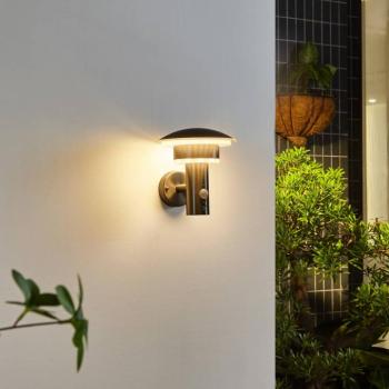 Lindby Lillie LED kültéri fali világítás, érzékelővel, magasság: 19 cm kép