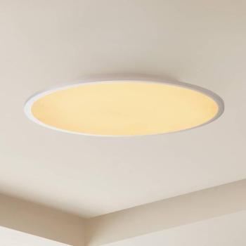 Lindby LED mennyezeti lámpa Narima, CCT, Ø 60 cm, ezüst kép