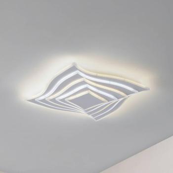 Lindby LED mennyezeti világítás Rebeka, 47x47 cm, CCT, távirányító kép