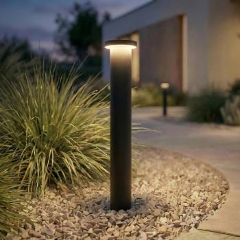 Lindby LED ösvény világítás Cirel, magasság 45 cm, fekete, IP65 kép