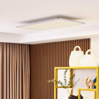 Lindby LED panel Lamin, fehér, 80 cm, CCT, fényerőszabályzó, távirányítóval kép