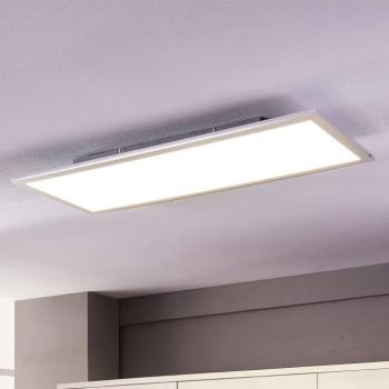 Lindby LED panel Livel, 2 darabos szett, 4,000 K, 80 x 30 cm, ezüst színű kép