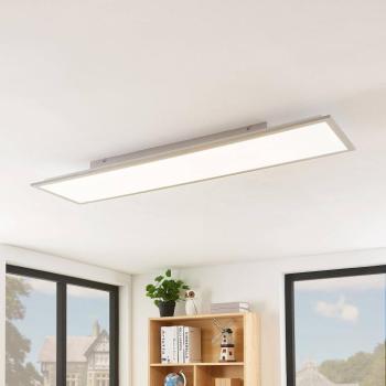 Lindby LED panel Stenley, 4000 K, 120 cm x 30 cm, ezüst/fehér kép