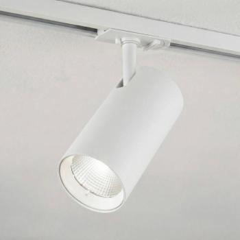 Lindby LED-sínre szerelhető spotlámpa Linaro, fehér, Ø 7 cm, alumínium, CCT kép