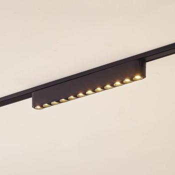Lindby LED szalag 48V Lumaro,fekete,12 pont,2,4cm,dimmelhető kép
