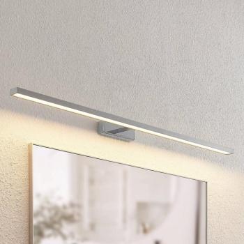 Lindby LED tükörvilágítás Jukka, 120 cm, króm, fém, IP44 kép