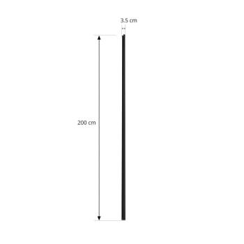 Lindby Linaro erősáramú sín, 2 m, fekete, 1-fázisú rendszer kép