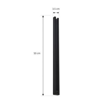 Lindby Linaro sínek, 50 cm, fekete, 1-fázisú rendszer kép