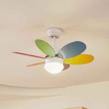 Lindby mennyezeti ventilátor világítással, Litur, csendes, Ø 77 cm, E27 kép