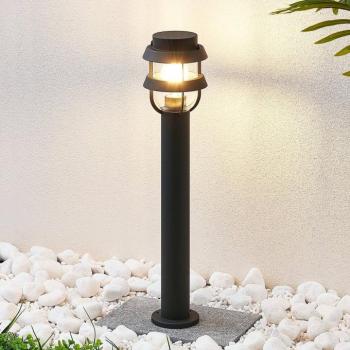 Lindby Alvaro pillér világítás, antracit, 60 cm, IP44, E27 kép