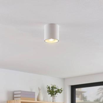 Lindby Parvin alumínium downlight, kerek, fehér kép
