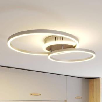 Lindby Smart LED mennyezeti világítás Edica, 58 cm, Tuya, CCT kép