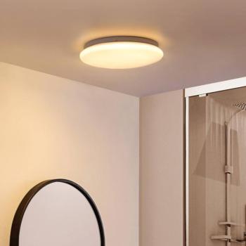 Lindby Emeryn LED mennyezeti világítás, Ø 28 cm, fehér, 3000 K kép
