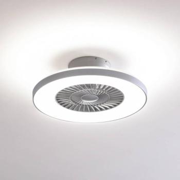 Lindby Smart LED mennyezeti ventilátor Paavo, ezüst, csendes, Tuya kép