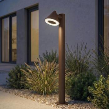 Lindby Soran LED ösvény világítás, barna, 100 cm, fém, IP44 kép