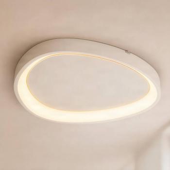 Lindby Triangulo LED mennyezeti lámpa, fehér, 42 cm, 3 fokozatú dimmelhető kép