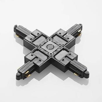 Lindby X-csatlakozó Linaro, fekete, 1-fázisú rendszer kép