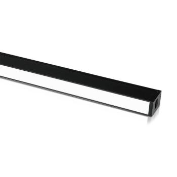 Lineáris LED lámpatest mágneses sínhez 24V, 20w, 3000K, meleg fehér, 1600lm, 100°, fekete, CRI>90, 652mm, V-TAC, 7954 kép