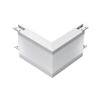 Lineáris LED lámpatest tartozék - L alakú csatlakozó, 12w, 4000K, természetes fehér, 1000lm, 120°, ezüst, CRI>80, V-TAC, 390 kép