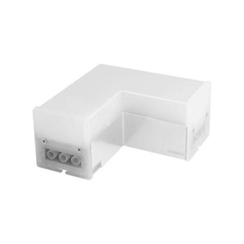 Lineáris LED lámpatest tartozék - L alakú csatlakozó, 8w, 6500K, hideg fehér, 800lm, 120°, fehér, CRI>80, V-TAC, 10176 kép