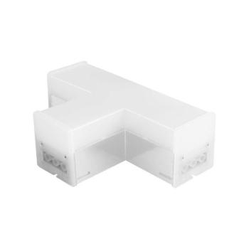 Lineáris LED lámpatest tartozék - T alakú csatlakozó, 10w, 6500K, hideg fehér, 1000lm, 120°, fehér, CRI>80, V-TAC, 10172 kép
