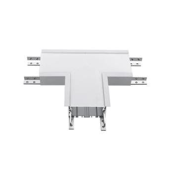Lineáris LED lámpatest tartozék - T alakú csatlakozó, 14w, 4000K, természetes fehér, 1200lm, 120°, ezüst, CRI>80, V-TAC, 392 kép