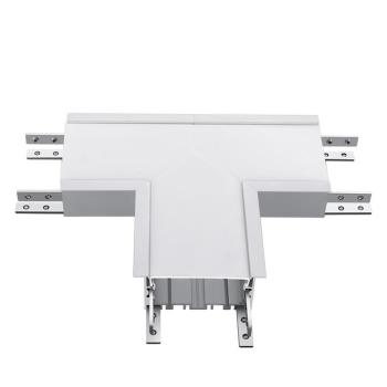 Lineáris LED lámpatest tartozék - T alakú csatlakozó, 14w, 4000K, természetes fehér, 1200lm, 120°, fehér, CRI>80, V-TAC, 391 kép
