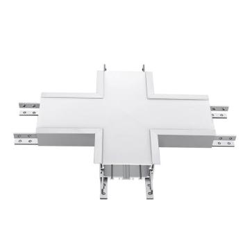 Lineáris LED lámpatest tartozék - X alakú csatlakozó, 16w, 4000K, természetes fehér, 1600lm, 120°, fehér, CRI>80, V-TAC, 393 kép