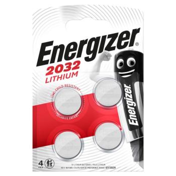 Lítium gombelem CR2032 | 3 V DC | 235 mAh | 4 – Buborékfólia | Ezüst kép