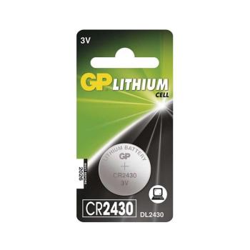 GP Ultra plus Lítium gombelem CR2430 1db/bliszter, 3V, B15301 kép