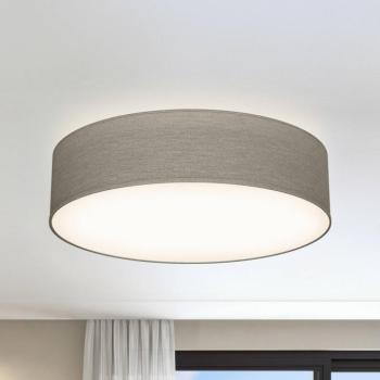 Litora mennyezeti világítás, taupe, Ø 38 cm, textil, E27 kép