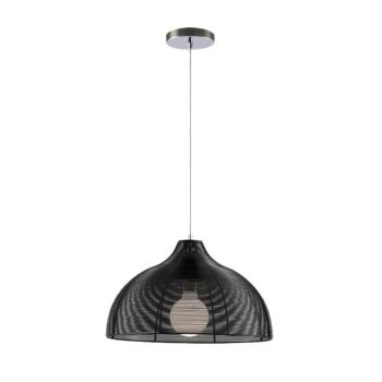 LIV FÜGGESZTÉK 1xE27 KRÓM/FEKETE kép
