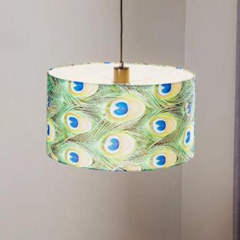 Lógó világítás, pávás, Ø 45 cm, zöld kép