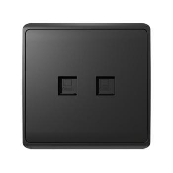 LONDON DOUBLE COMPUTER RJ45 SOCKET ANTHRACITE kép