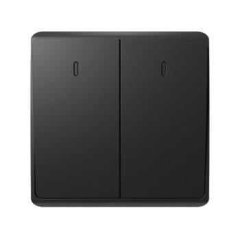 LONDON TWO BUTTONS ONE WAY SWITCH ANTHRACITE kép