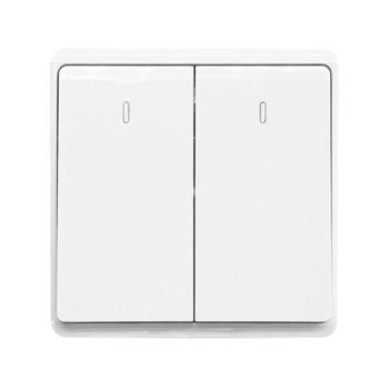 LONDON TWO BUTTONS TWO WAY SWITCH WHITE kép