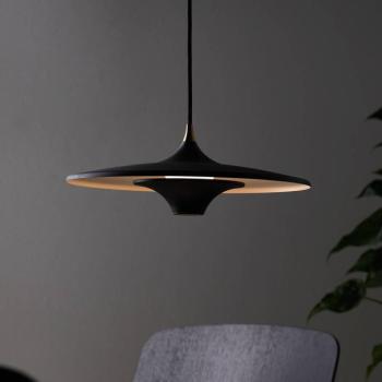 LOOM DESIGN LED lógó világítás Moja, Ø 35 cm, fekete kép