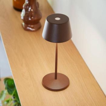 LOOM DESIGN LED tölthető asztali világítás Modi Micro, IP65, corten kép