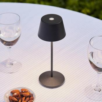 LOOM DESIGN LED tölthető asztali világítás Modi Micro, IP65, fekete kép