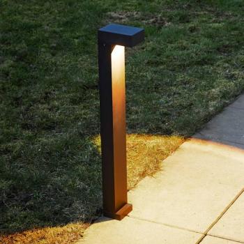 LOOM DESIGN LED ösvény világítás, Arn, corten acél, magasság 70 cm, alumínium kép