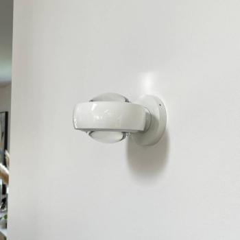 LOOM DESIGN LED fali világítás Optic, fehér, alumínium, Ø 12 cm kép
