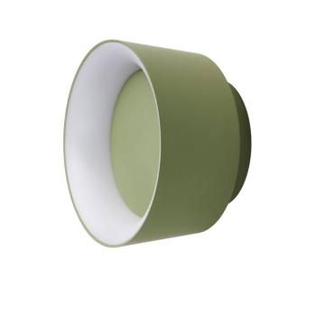 LOOM DESIGN LED mennyezeti világítás Cookie, zöld alumínium Ø 15 cm kép