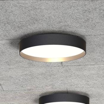 LOOM DESIGN LED mennyezeti lámpa Lucia fekete/arany színű Ø 45 cm kép