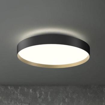 LOOM DESIGN LED mennyezeti lámpa Lucia fekete/arany színű Ø 60 cm kép