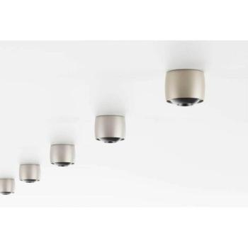 LOOM DESIGN LED mennyezeti világítás Air, szürke, alumínium, Ø 10 cm kép