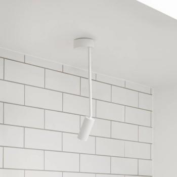 LOOM DESIGN LED spotlámpa Iris, fehér, alumínium, Ø 4,5 cm kép