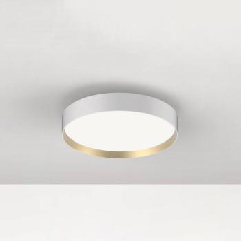 LOOM DESIGN Lucia LED mennyezeti lámpa, fehér/arany színű Ø 35 cm kép