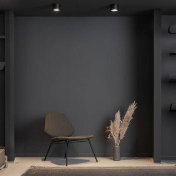 LOOM DESIGN Ray LED mennyezeti spot Ø9.3cm 13W fekete kép