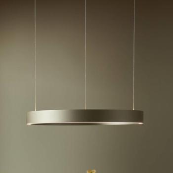 LOOM DESIGN Velora LED lógó lámpa, krém színű, Ø 60 cm, dimmelhető fényerővel kép