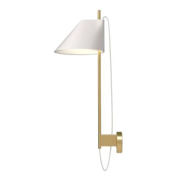 Louis Poulsen márvány fali lámpa Yuh Brass, fehér kép